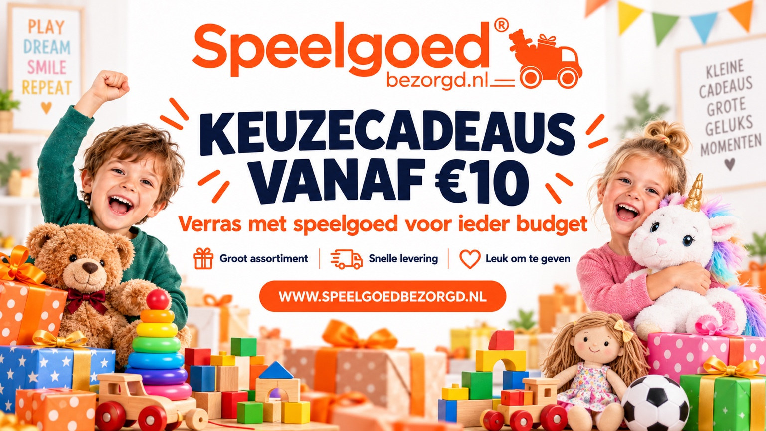 Keuzecadeaus vanaf 10 euro