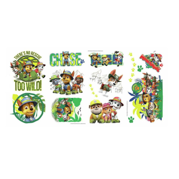 Paw Patrol muursticker Jungle