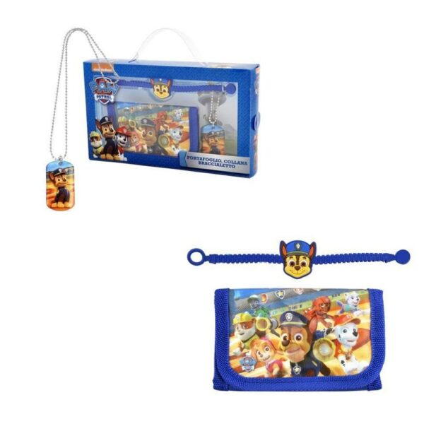Paw Patrol Geschenkset - Portemonnee, armband, ketting