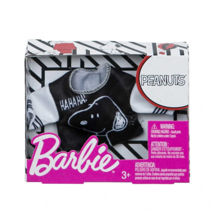 Barbie Fashion Tops - Peanuts - Zwart/Wit