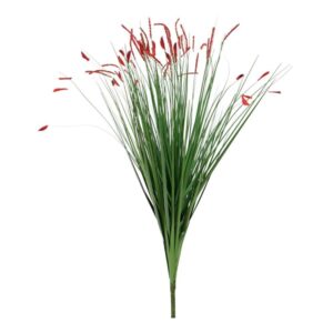 Kunsttak gras rood 50 cm