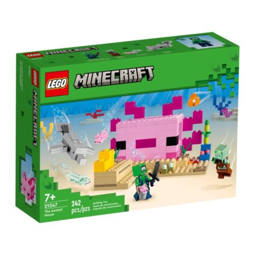 LEGO 21247 Minecraft Het Axolotl-huis