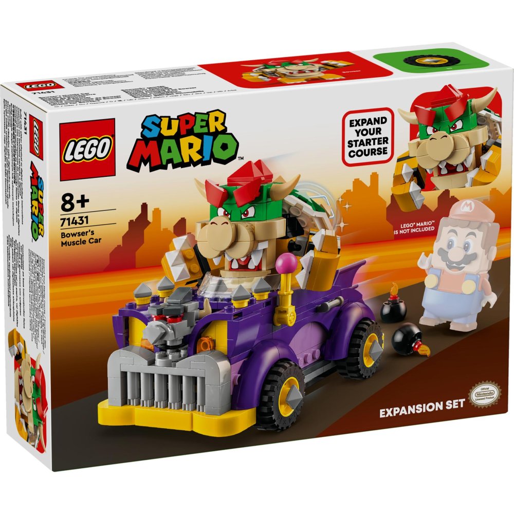 LEGO 71431 Super Mario Uitbreidingsset: Bowsers bolide