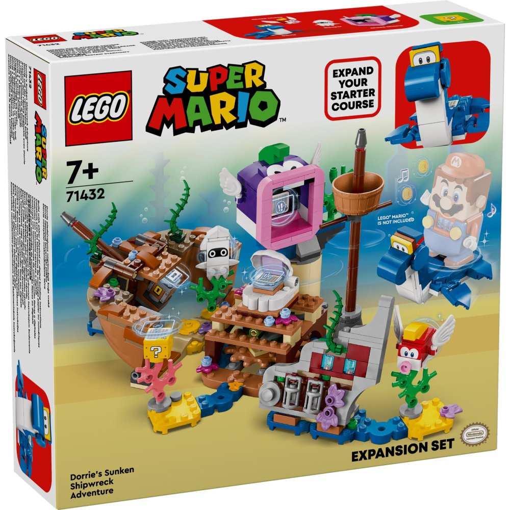 LEGO 71432 Super Mario Uitbreidingsset: Dorries gezonken scheepswrak