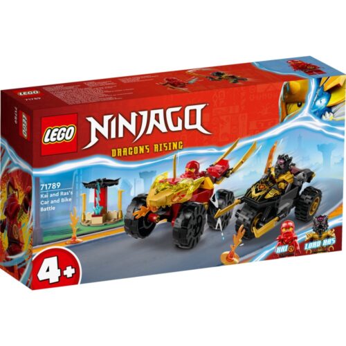 LEGO 71789 Ninjago Kai en Ras' duel tussen auto en motor