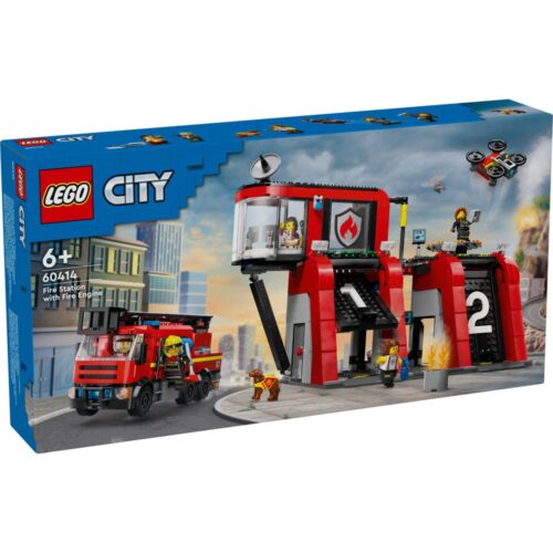 LEGO 60414 City Brandweerkazerne  En Brandweerauto