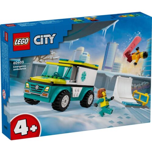 LEGO 60403 City Vehicle Ambulance En Snowboarder