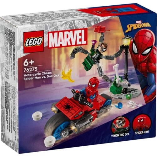 LEGO 76275 Super Heroes Marvel Motorachtervolging: Spider-Man vs. Doc Ock