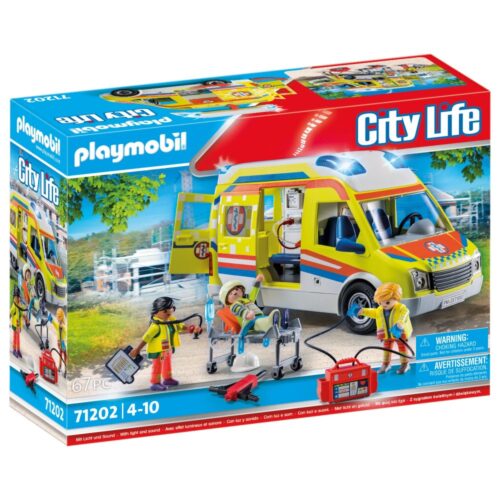 Playmobil City 71202 Ambulance met Licht en Geluid