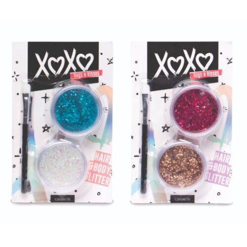 Casuelle XoXo Haar Glitter Set