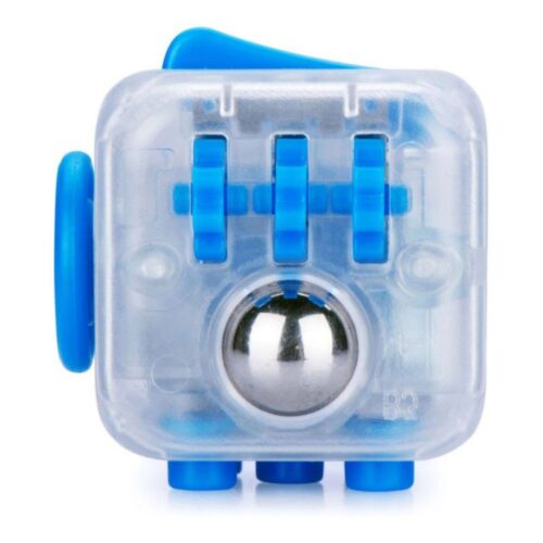 Fidget Cube Blauw Display