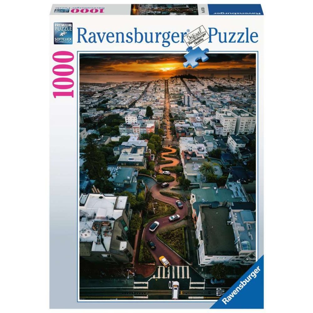 Ravensburger Puzzel San Francisco Lombard Street 1000 Stukjes