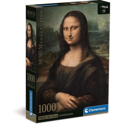 Puzzel 1000 Mona Lisa Leonardo compact box