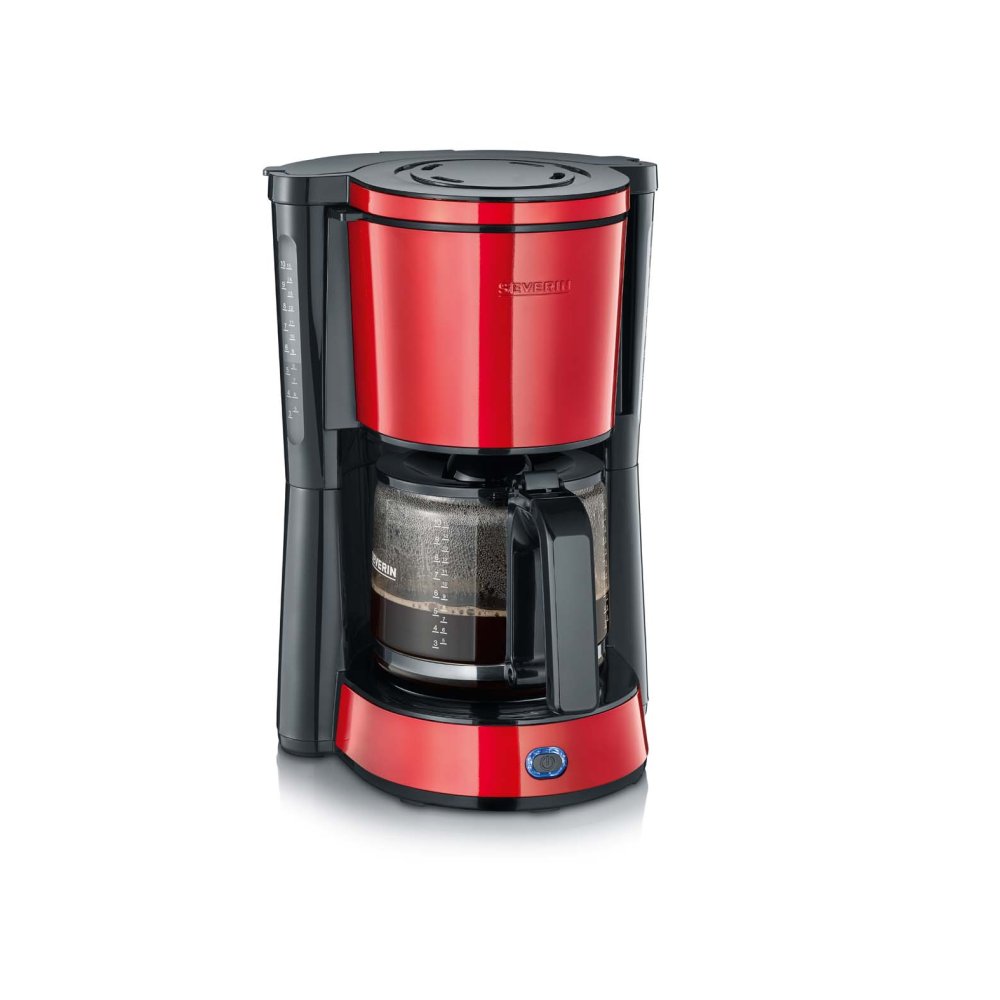 Severin Koffiezetapparaat 1000W rood KA 4817