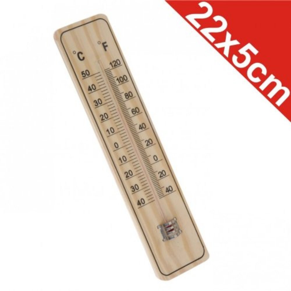 Thermometer Hout 22x5x0