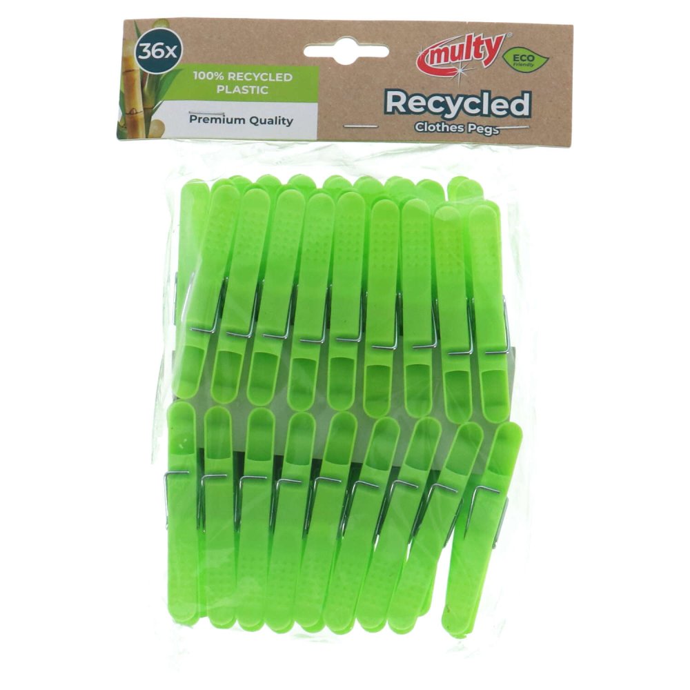 Multy eco gerecyclede wasknijpers 36 stuks