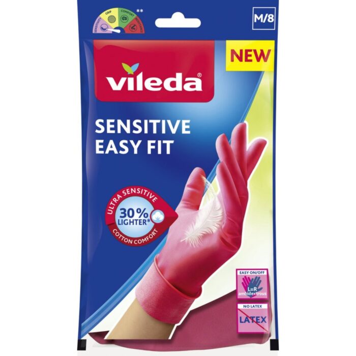 Vileda Handschoenen Sensitive Easy Fit Medium