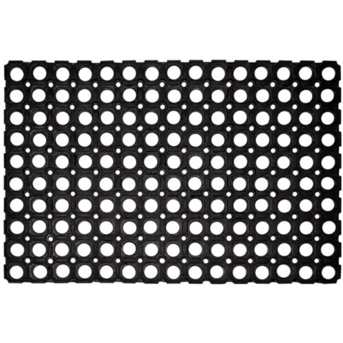 Deurmat domino rubber ring 40x60 cm