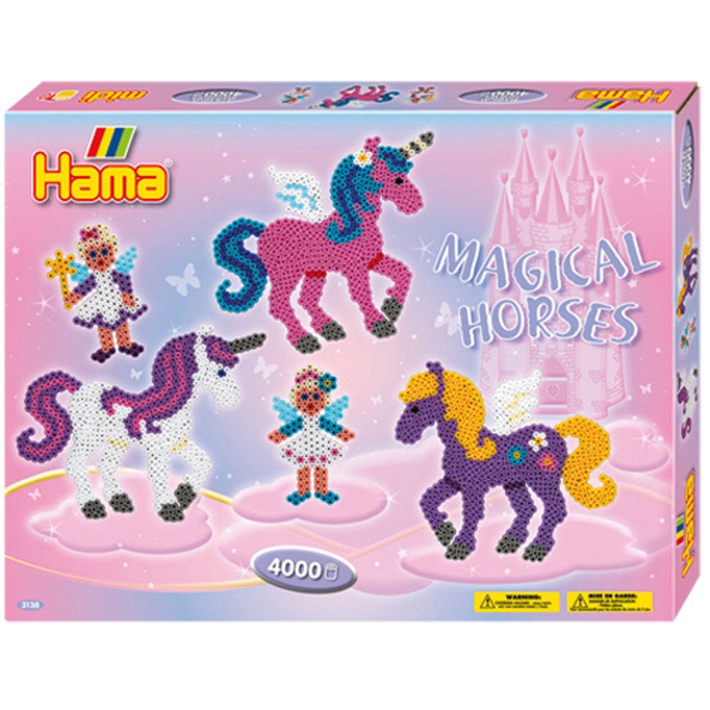 Hama Strijkkralen Complete Set Magical Horses 4000 Stuks