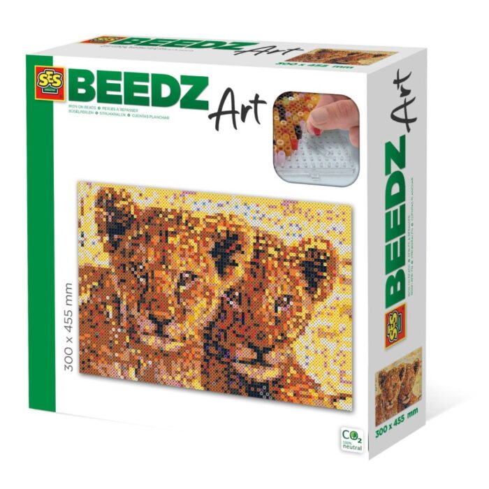 SES BEEDZ ART: Strijkkralen Leeuwenwelpen