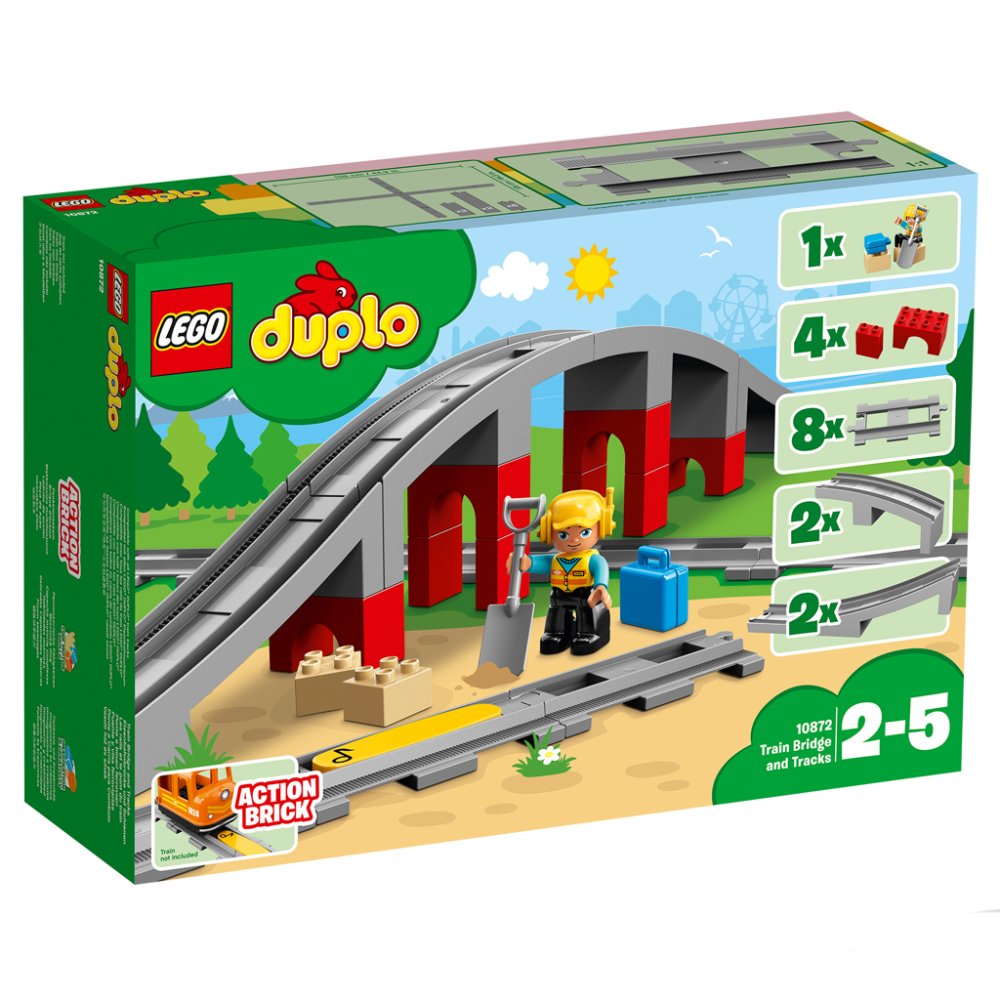 LEGO 10872 DUPLO Treinbrug en -rails
