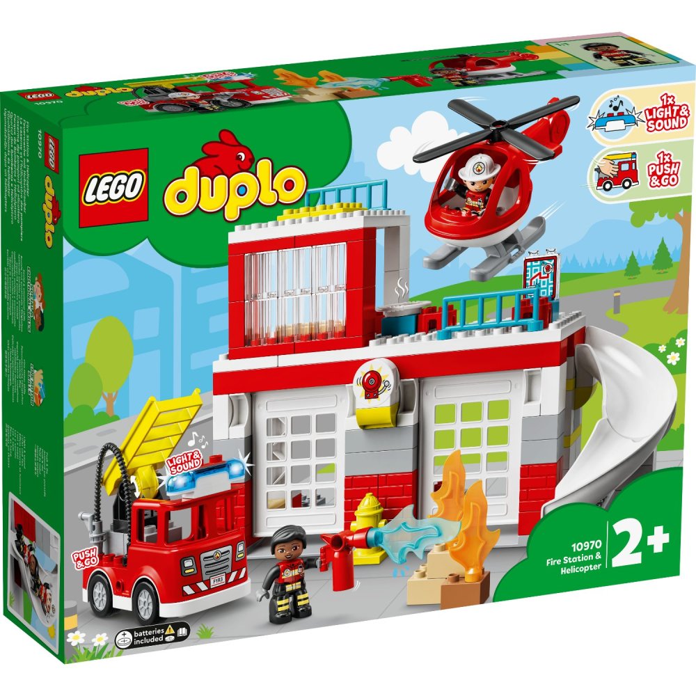 LEGO 10970 DUPLO Brandweerkazerne & Helikopter
