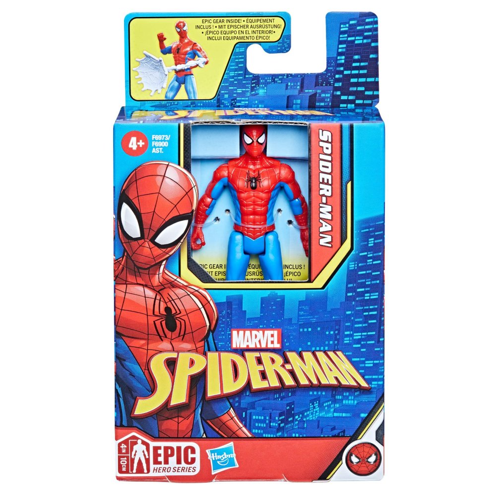 Marvel Spiderman klassiek rood 10 cm