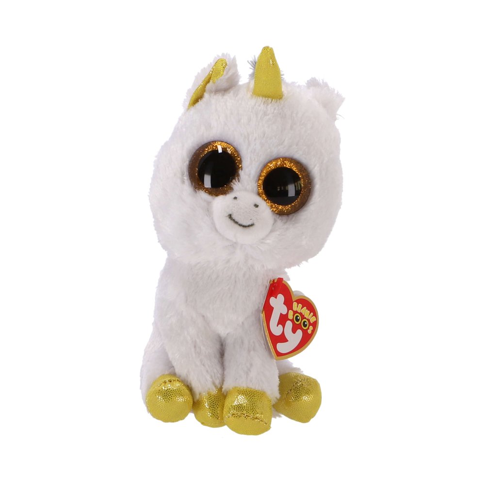 Ty Beanie Boo Witte Eenhoorn Pegasus 15 Cm