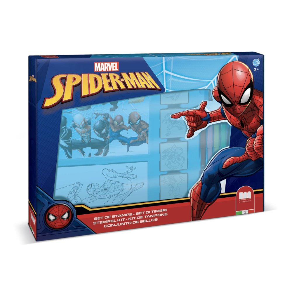 Spiderman stempeldoos maxi 22-delig