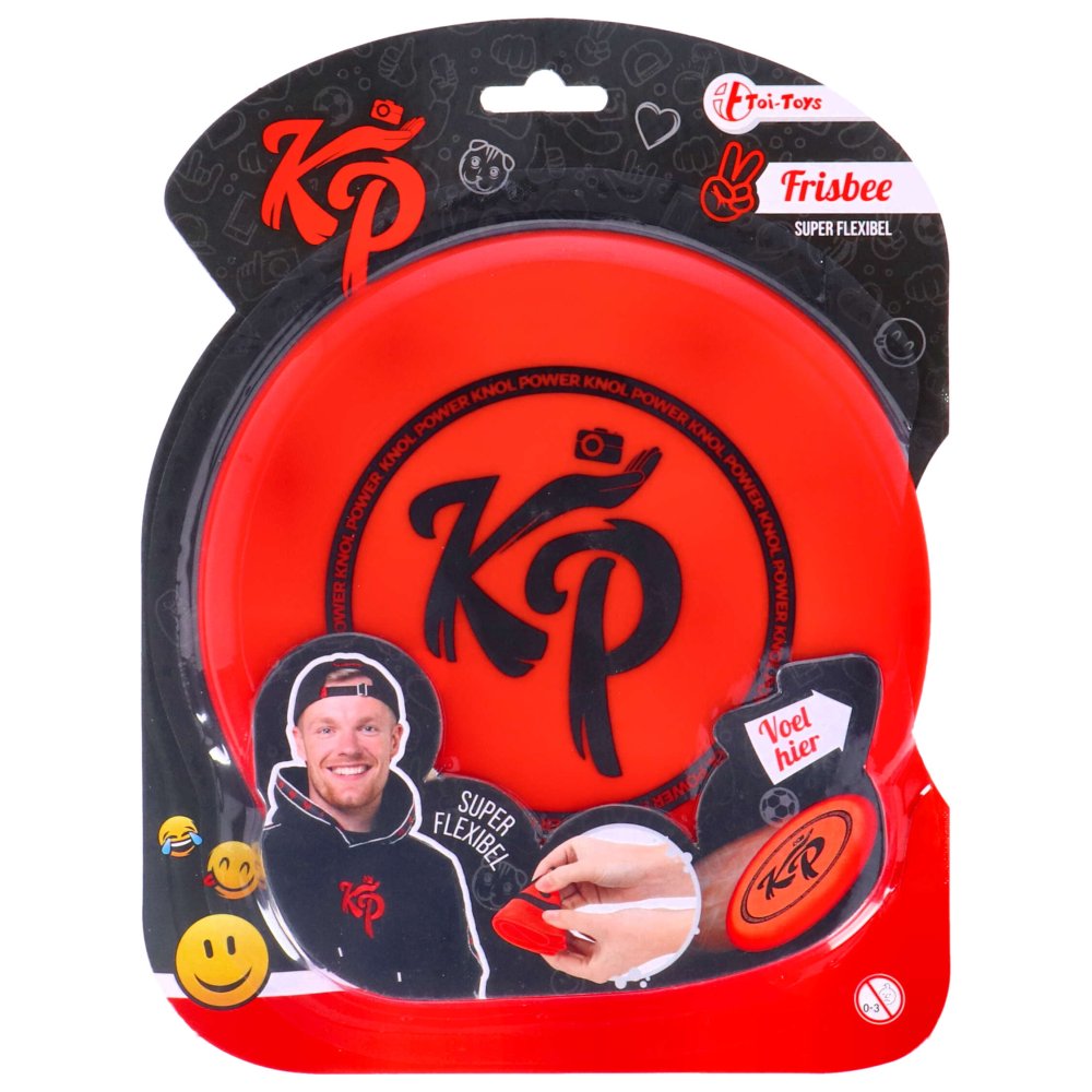 Knol Power Super Flexibele Rubber Frisbee 17 cm