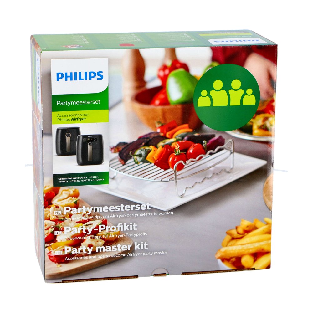 Philips Airfryer XL Accessoires HD9904/01  grillrooster & muffinvormen