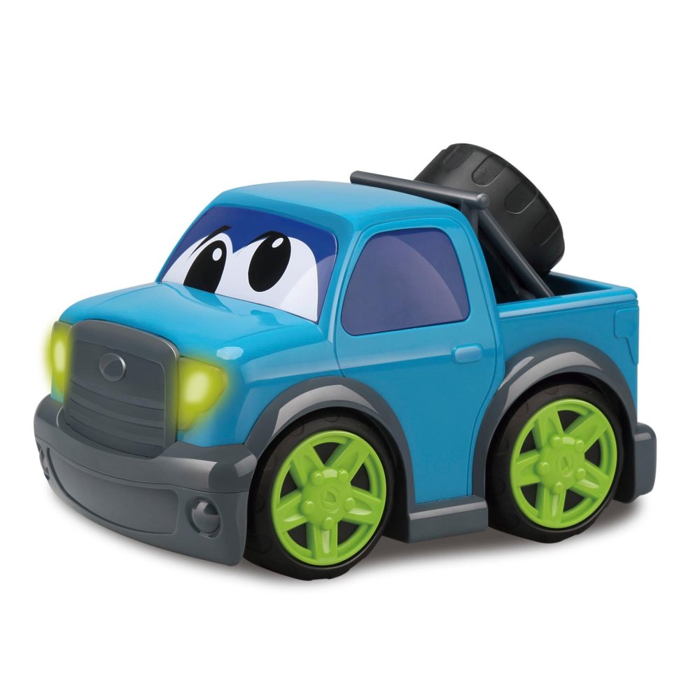 KiddyGo auto pick up truck 19 cm met licht en geluid blauw