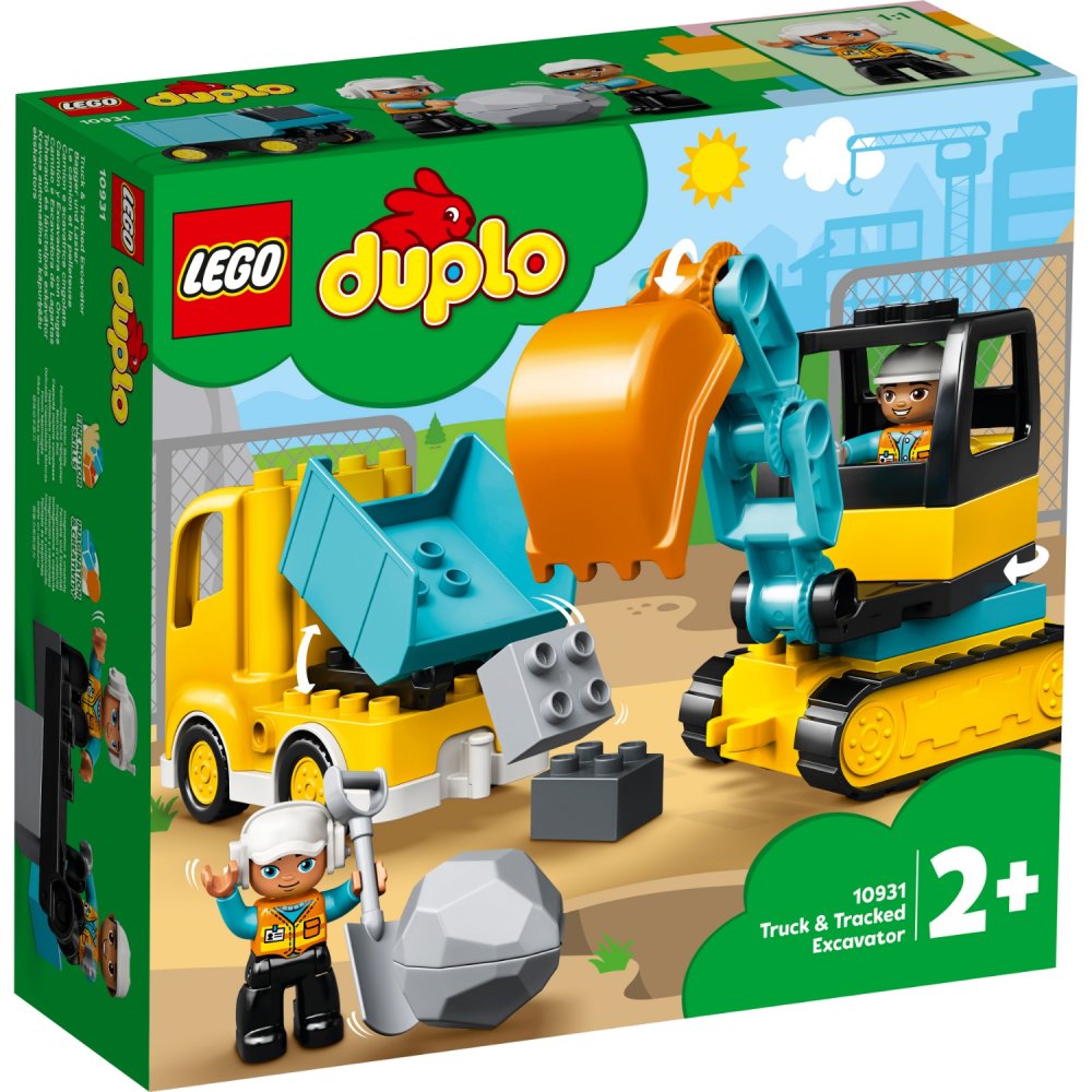 LEGO 10931 DUPLO Truck & Graafmachine met rupsbanden