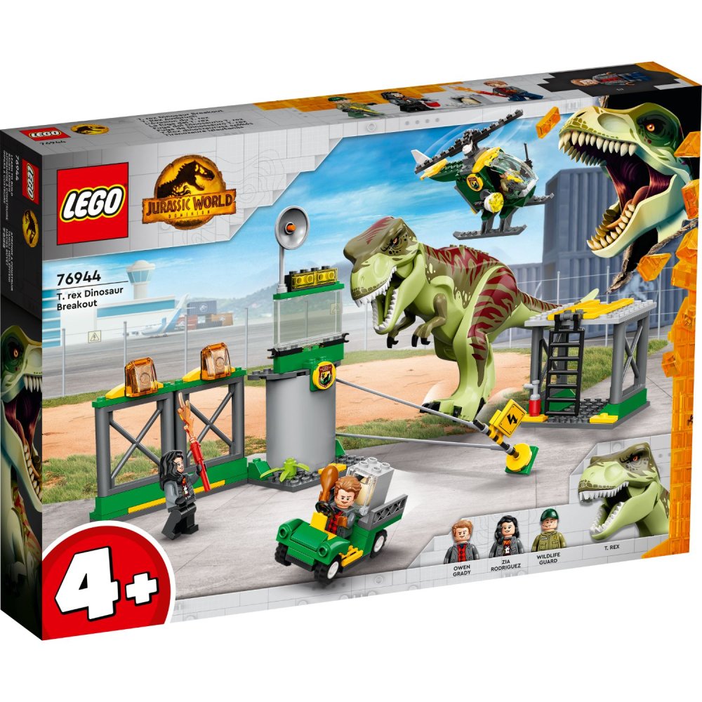 LEGO Jurassic World 76944 T.Rex Dinosaurus Ontsnapping