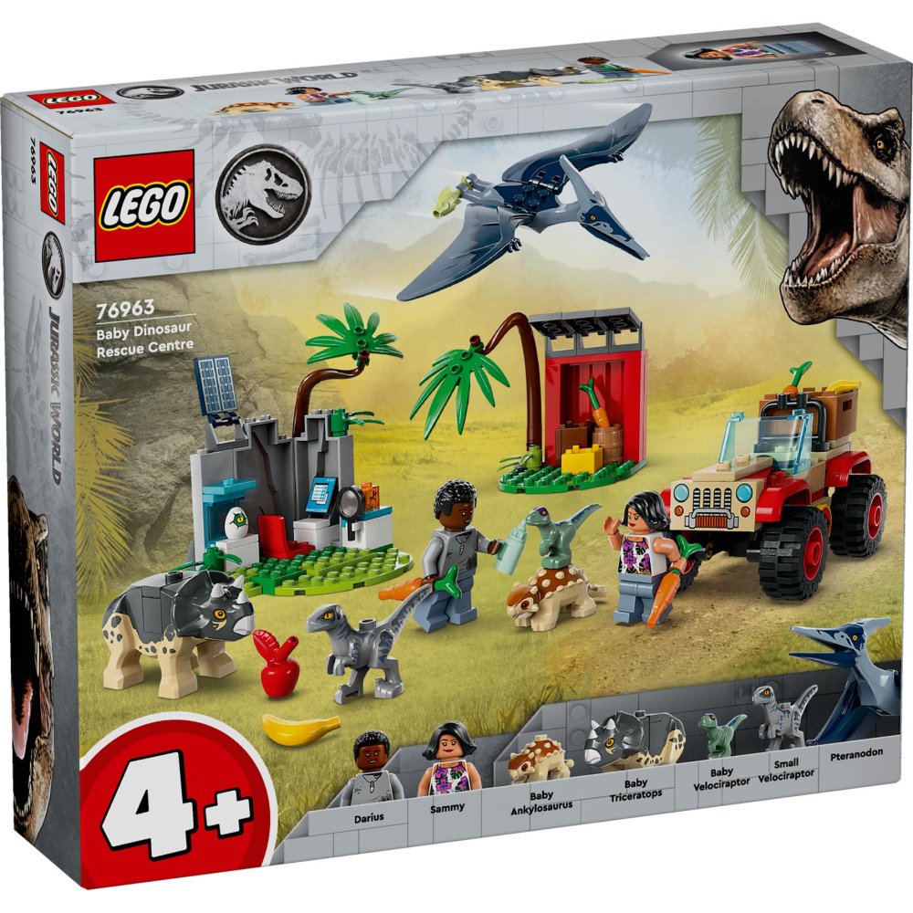 LEGO 76963 Jurassic World Reddingscentrum  Voor Baby Dinosaurussen