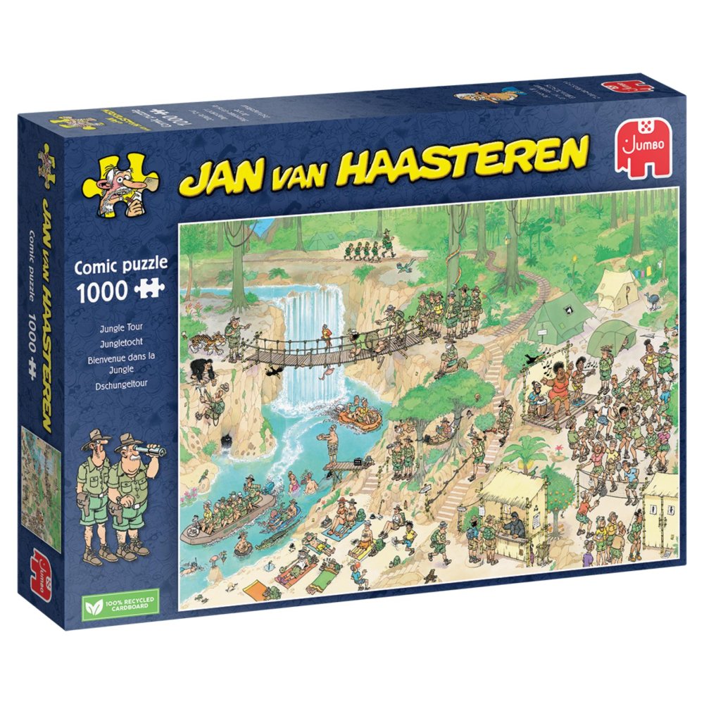 Jan Van Haasteren puzzel jungle tour 1000 stukjes