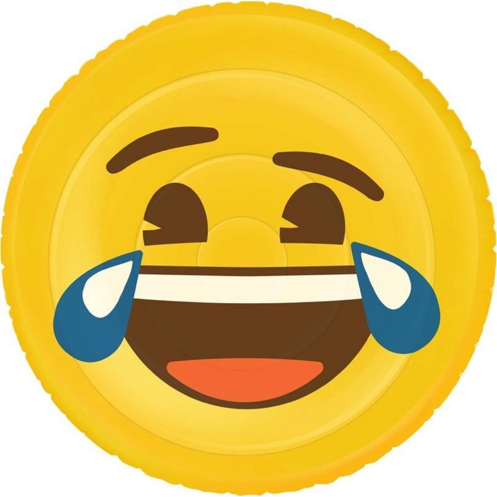 Luchtbed Emoji Face Lol 140 cm