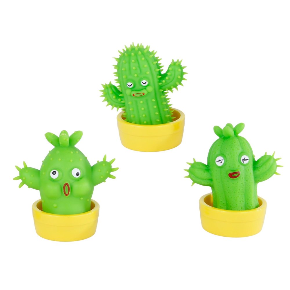 Stretchy cactus 10 cm 3 assorti