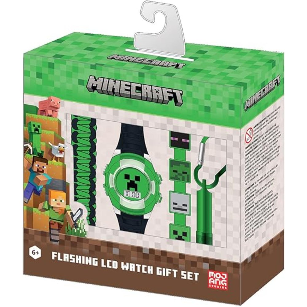 Minecraft Horloge Cadeau Set