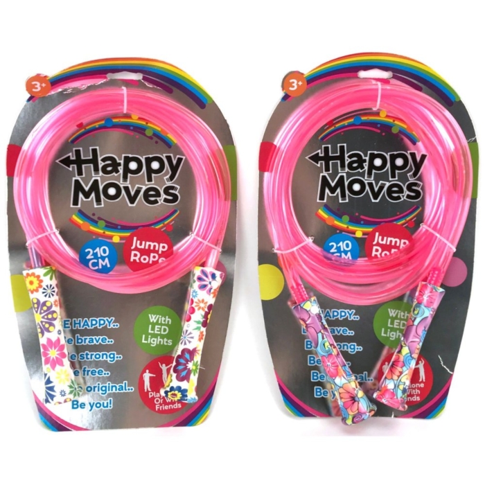 Happy Moves Springtouw Led 210 Cm 2 Assorti