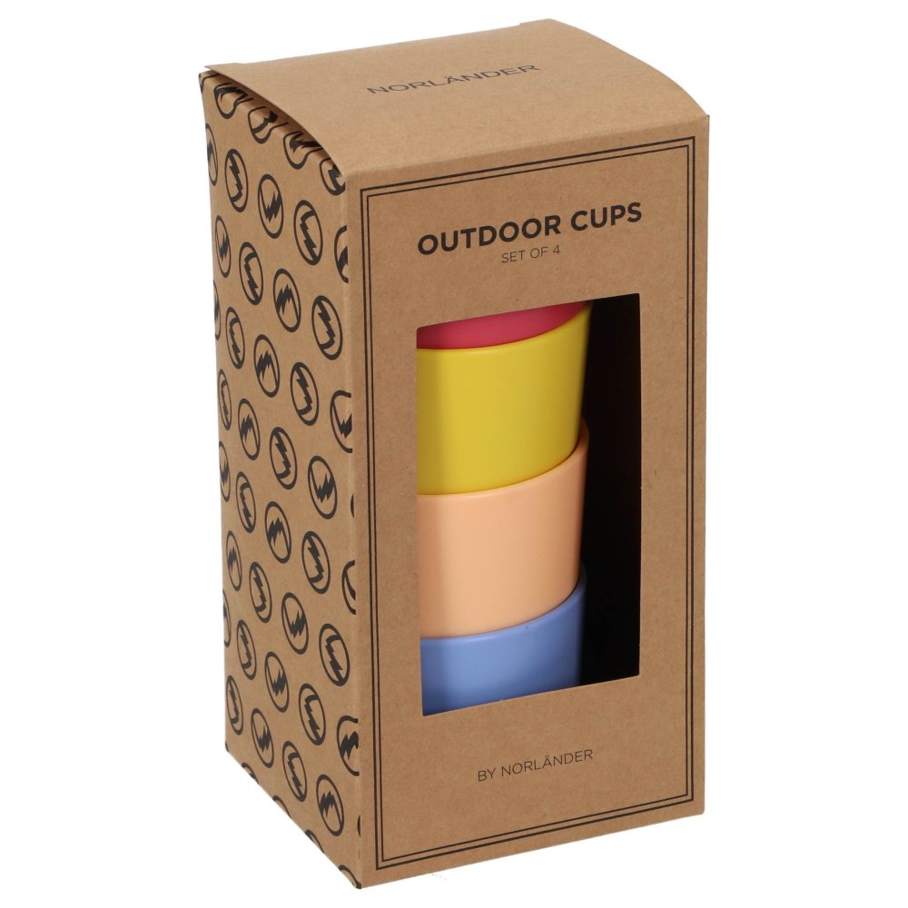 Norlander bekers 300 ml set van 4