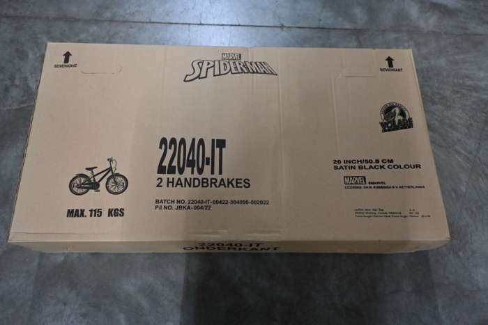 Spider-Man - Kinderfiets - Jongens - 20 inch - Mat Zwart - 2 Handremmen - Afbeelding 12