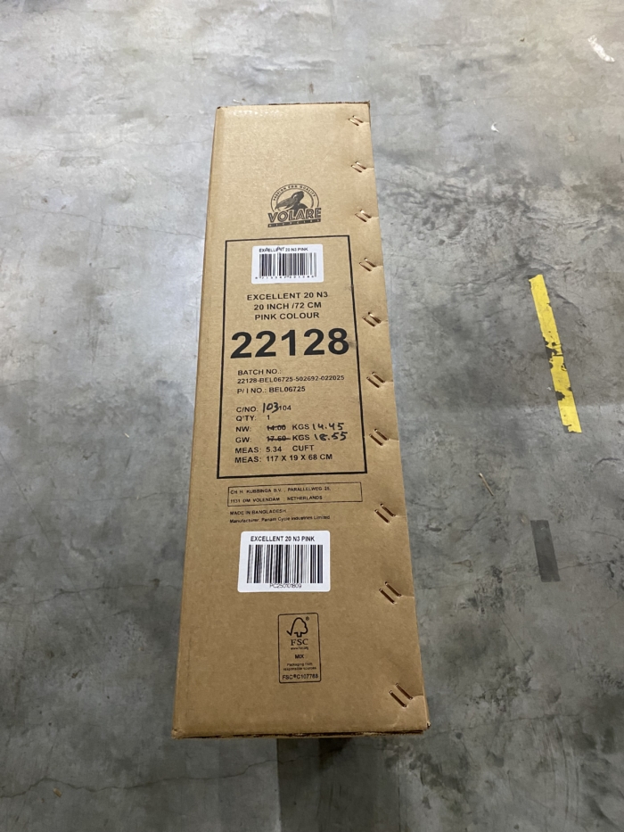 Volare Excellent Kinderfiets - Meisjes - 20 inch - Roze - 3 versnellingen - Afbeelding 13