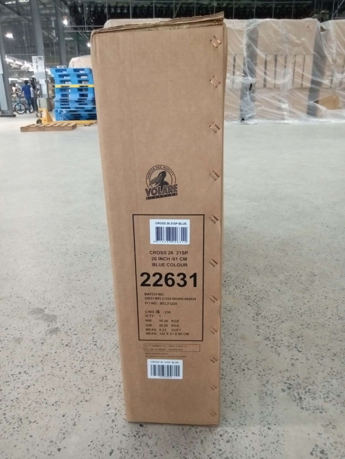 Volare Cross Kinderfiets - Jongens - 26 inch - Blauw - 21 versnellingen - Twee handremmen - Afbeelding 21