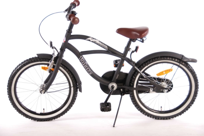 Volare Black Cruiser Kinderfiets - Jongens - 18 inch - Zwart - 95% afgemonteerd - Afbeelding 11