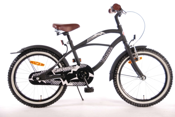 Volare Black Cruiser Kinderfiets - Jongens - 18 inch - Zwart - 95% afgemonteerd - Afbeelding 14