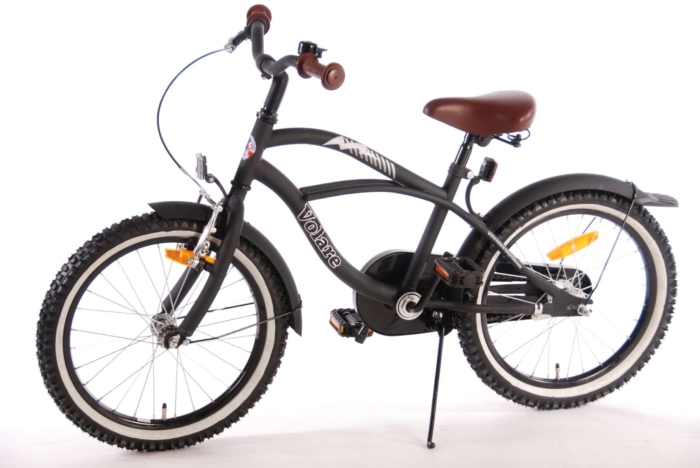 Volare Black Cruiser Kinderfiets - Jongens - 18 inch - Zwart - 95% afgemonteerd - Afbeelding 10