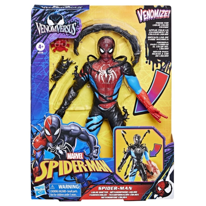 Marvel Spiderman Venom versus Liquid Shifter figuur