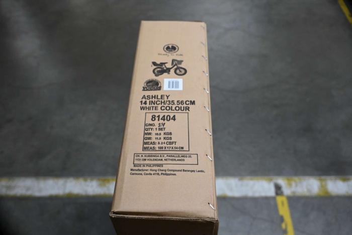 Volare Ashley Kinderfiets - Meisjes - 14 inch - Wit - 95% afgemonteerd - Afbeelding 16