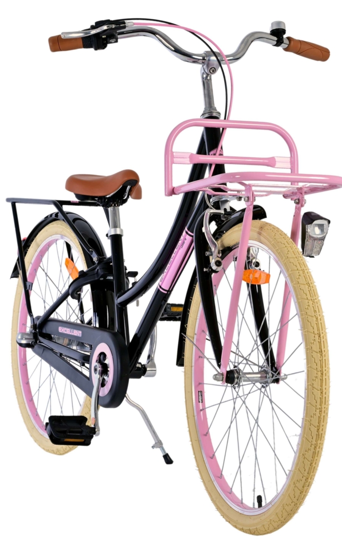 Volare Excellent Kinderfiets - Meisjes - 24 inch - Zwart - 3 Versnellingen - Afbeelding 6